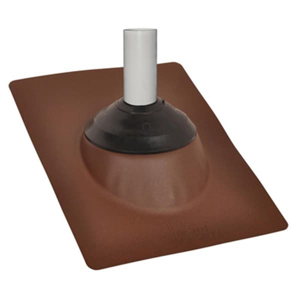 Light House Beauty 3 by 1 Galvanized Base Roof Flashing, Brown LI3238267 - main